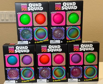 NeeDoh Teenie Quad Squad - 4 Funky Feels!