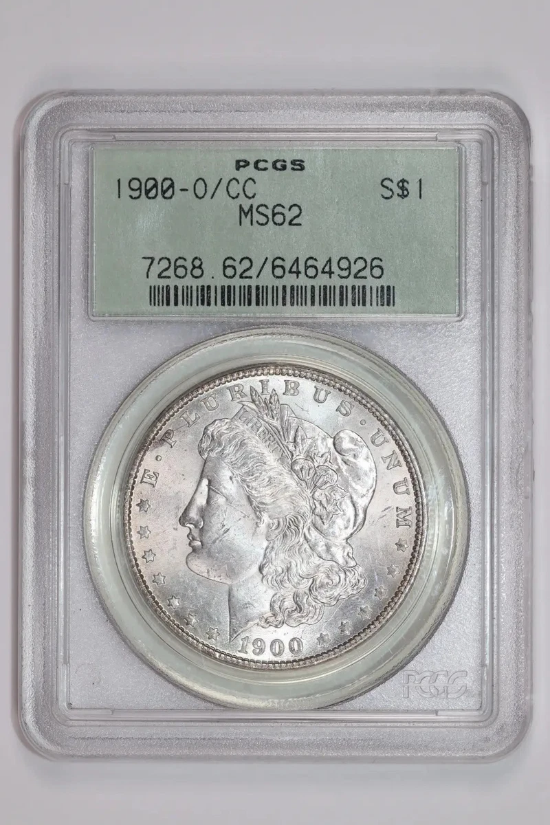 1900年 PCGS MS62 モルガンダラー ミントなし 【公式通販】