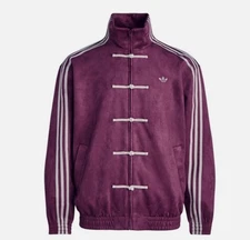 NEW GENUINE ADIDAS Originals CTT 3.1 SOFT Chinese Track Top Burgundy Unisex XL