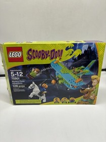 🔥LEGO Scooby-Doo Mystery Plane Adventures 75901 with Box & Manual Missing Pcs
