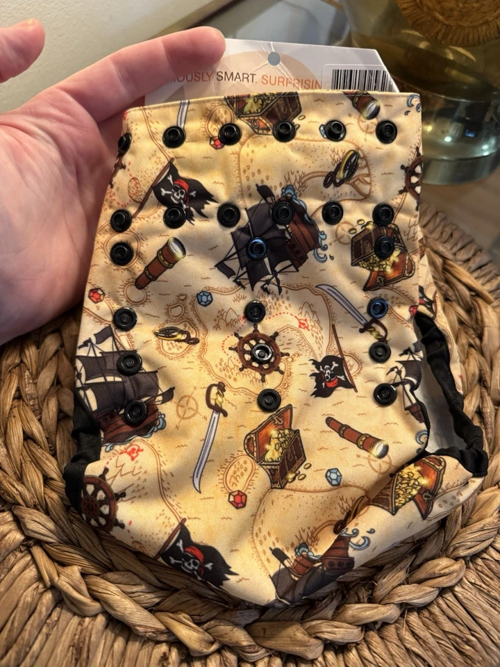 Smart Bottoms Algodón Orgánico 10-35 Lbs Pirate Ahoy Paño ¡NUEVO! Pañal de ensueño Foto 2 de 3