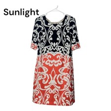 I.N.C. International Concepts Womens Knee Length Dress Sz 8 Floral Print Stretch