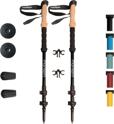 Ultra Light 100% Carbon Fiber Trekking Poles - Foldable & Weather-Resistant