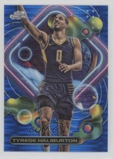 2023-24 Topps Cosmic Chrome Blue Moon Refractor 3/99 Tyrese Haliburton #50 1co7