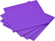Purple EVA Foam Sheets 10x10 Inch 5mm Thick for Crafts - 4 Pcs