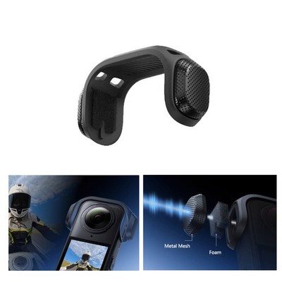 Mic Noise Reduction Windproof Foam Bracket For Insta360 X5 Original accessories