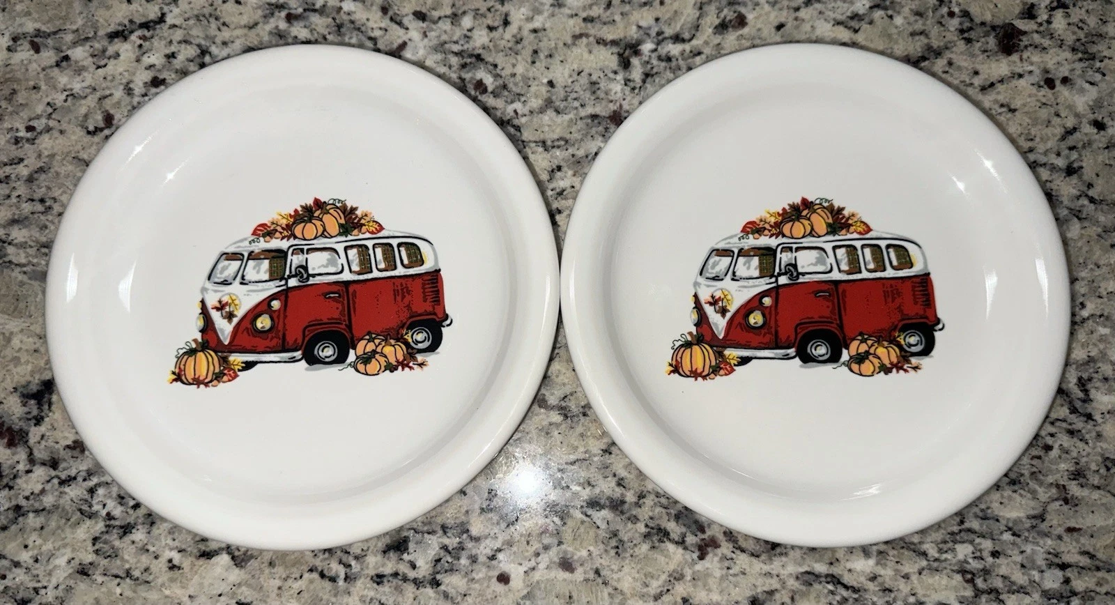 VW Bus Harvest Bistro Salad Plate
