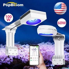 PopBloom RL60 RL90 WiFi LED Aquarium Light Full Spectrum Corals Reef Fish Tank