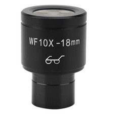 WF 10X/18mm Biological Microscope Wide Angle Hight Eyepiont Eyepiece Lens