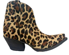 Tony Lama Leopard Boot Anahi Wildcat Cowgirl Cowboy Western Hair Leather Sz 6