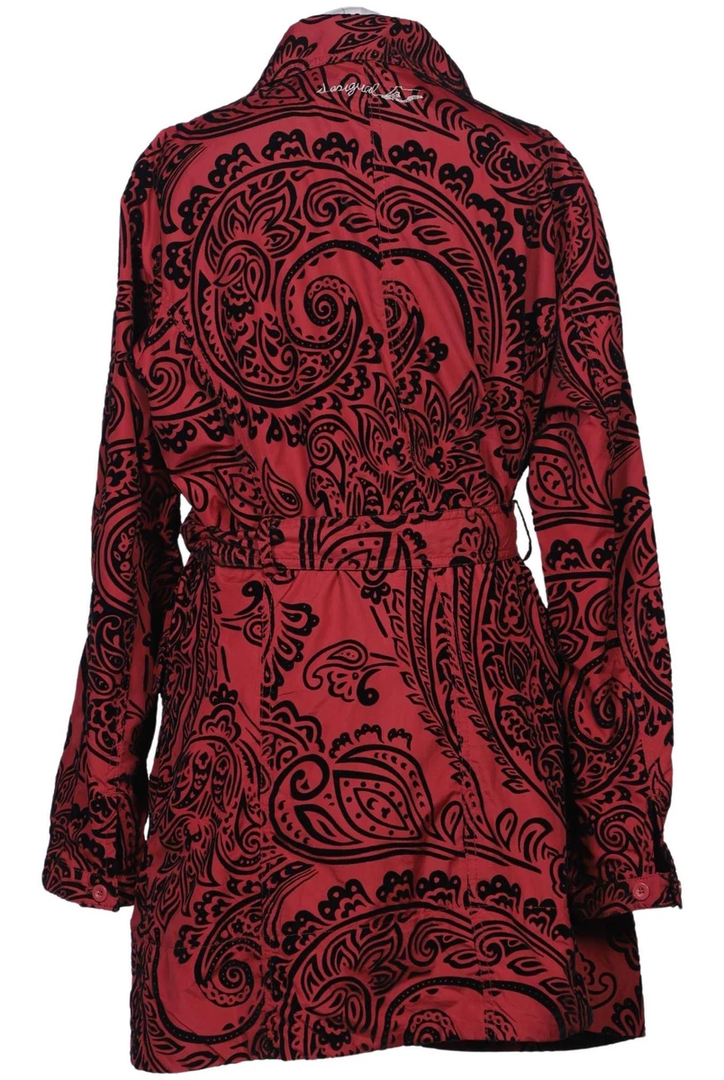 Desigual Mantel Damen Jacke Parka Gr. 46 Rot #5le8ffa