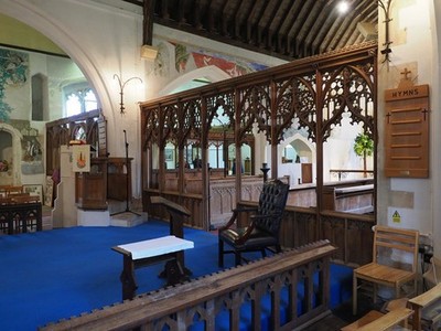Photo 6x4 St Cosmas & St Damian, Challock - Interior  c2017