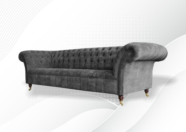 Dreisitzer Design Sofa 3 Sitzer Couch Polster Garnitur Sofas Couchen Luxus MöBel-image