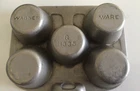 VINTAGE WAGNER WARE MUFFIN/TURNOVER PAN #Q1335