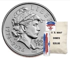 In Hand Semiquincentennial Dime 2026 Rolls and Bags ~ Emerging Liberty