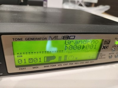 YAMAHA MU80 TONE GENERATOR 音源モジュール ヤマハ Yamaha MU80 Tone Generator Sound Module MiDI sound source | eBay