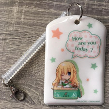 Estuche de pase mullido de anime japonés Hyperdimension Neptunia Vert