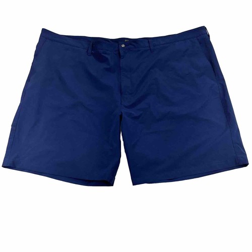 Polo Ralph Lauren Mens shorts Big 52B Blue 9" inseam Chino Flat Front Stretch - Picture 1 of 21