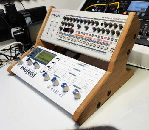 Waldorf Blofeld/Pulse 2 & Roland Boutique Doppeleiche furniert Präzisionseinbau S - Bild 2 von 5