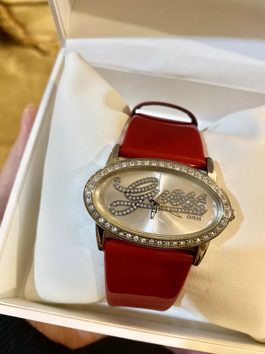 Guess watches hotsell genuine leather