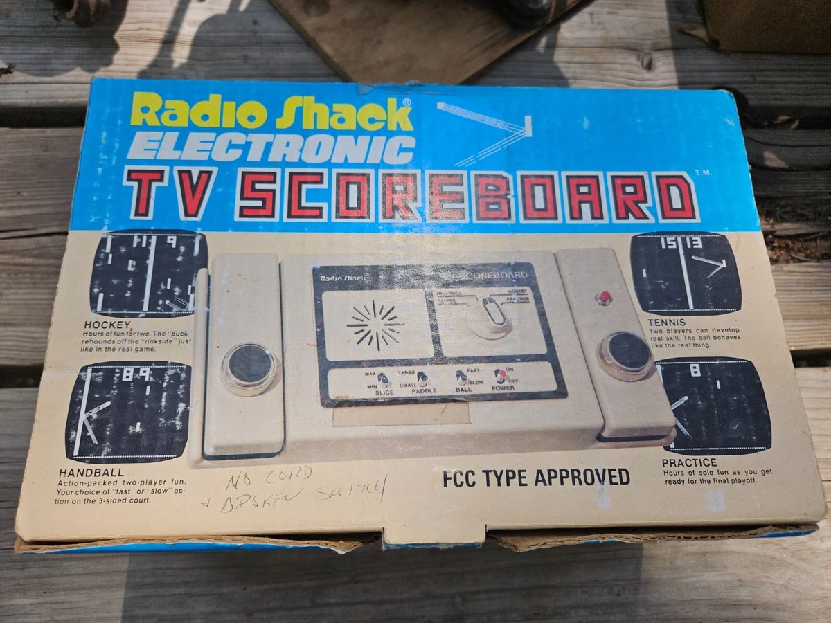 Radio shack 2024 electronic tv scoreboard
