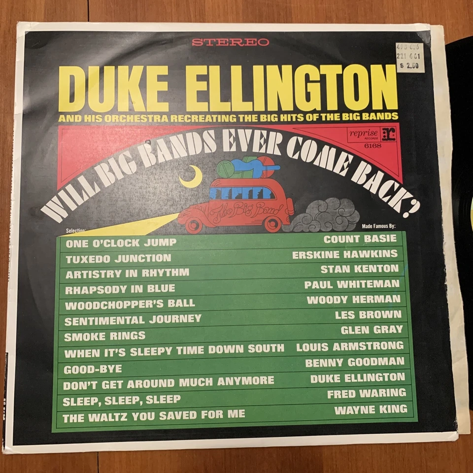 Duke Ellington Will The Big Bands Ever Come Back? LP Reprise Germany 3 Color EX! - Image 2 of 4