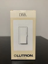 NEW Lutron Diva DVFTU-5A3P-IV Fluorescent 3-Way Wall Dimmer Light Switch IVORY