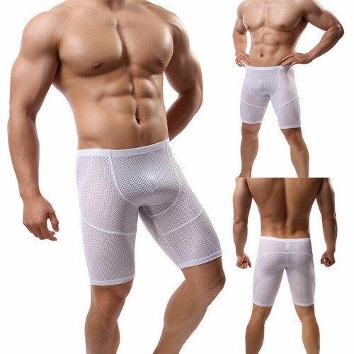 Mens Compression Shorts Gym Sports Base Layer Running Stretch Mesh Boxer New - Bild 3 von 15