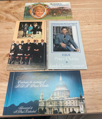 KAPPYS  PRINCE CHARLES PRINCESS DIANA WEDDING & BIRTHDAY PRESTIGE BOOKLETS SM137