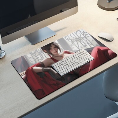 Anime ada wong Large Keyboard Mice Mat Desk Pad Game Playmat 40x75cm