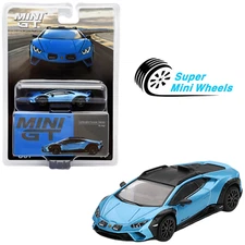 Mini GT 1:64 Lamborghini Huracán Sterrato Blue Aegir #807
