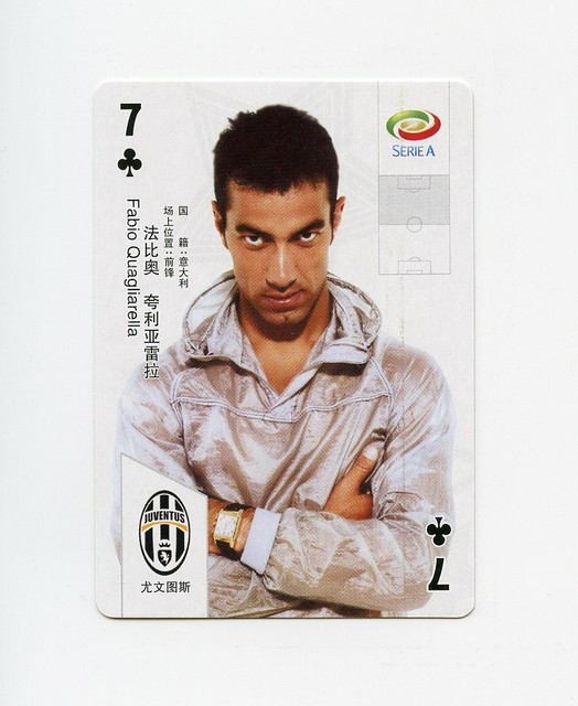 #TN07204 FABIO QUAGLIARELLA Stars of Series A Calcio Card