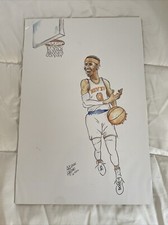 RJ Barrett New York knicks  12x18 Print Painting Aaron LaFond 2020