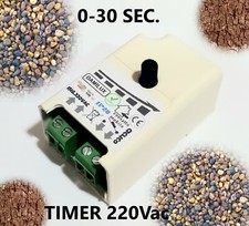 Temporizzatore Timer Modulo 220V 5A rele' ciclico regolabile 0-30 sec