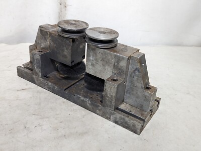 Custom-made pass-through deburrer/polisher, adjustable, as pictured