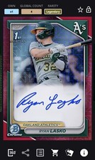 *DIGITAL CARD* Ryan Lasko Mojo Red Chrome Signatures /5 Topps Bunt Bowman 24