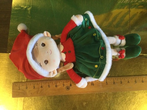LEYADOLL THE ELF CHRISTMAS SOFT DOLL SHE CAN BE PERSONALIZED - Picture 7 of 13