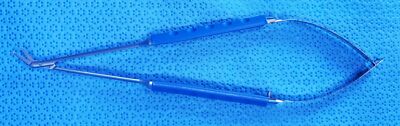 Delacroix-Chevalier 20121-18S Supergrip Ball Type Micro Scissors, Angled 45°