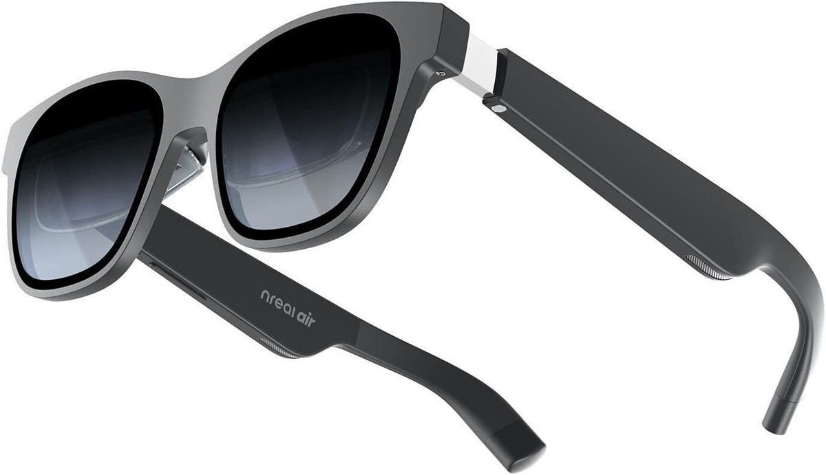 Nreal Air Glasses Black AR VR Smart Glasses NR-7100RGL 2023 NEW W/ HDMI Adapter