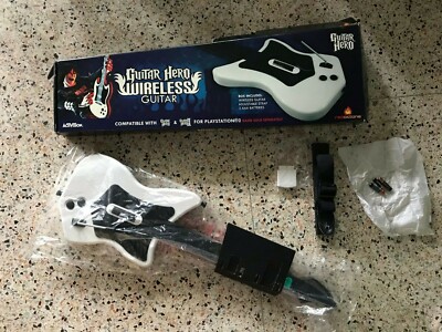 Activision Hero PlayStation PS2 Wireless Guitar w/Dongle