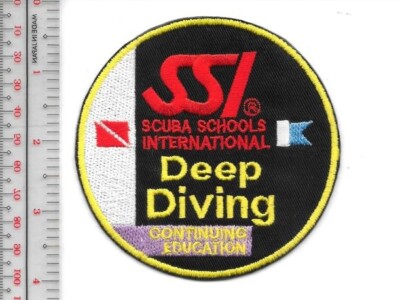 SCUBA Diving Scuba Schools International SSI Deep Diving Patch NO TARIFF