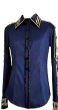 Western Showmanship Horsemanship Pleasure Show Shirt -Taffeta Show Shirt