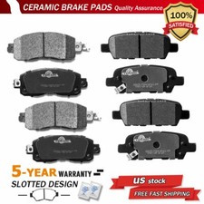 Front & Rear Disc Ceramic Brake Pads for 2013 2014 2015 2016 -2023 Nissan Altima