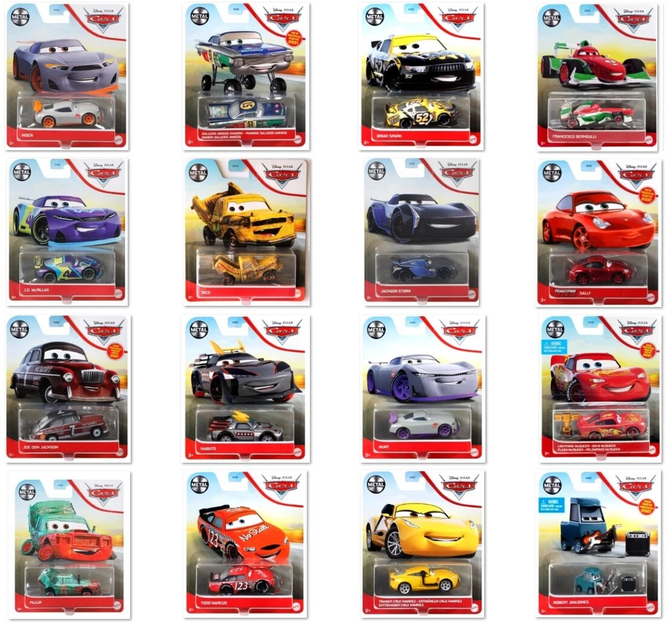 CARS DISNEY PIXAR Tempo di consegna 4-6 Giorni - 1:55 CARS Modellini Disney Pixar Mattel Diecast