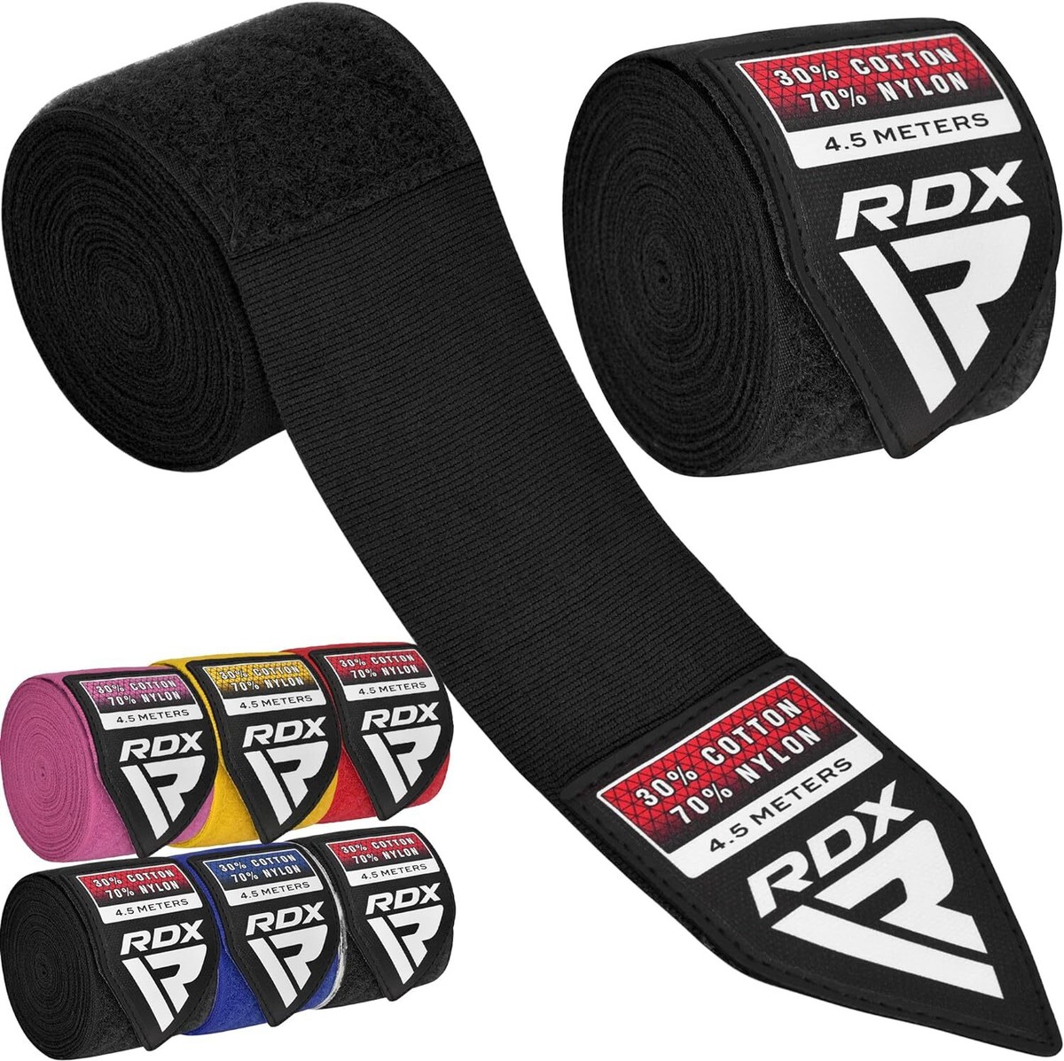 RDX Boxing Hand Wraps Elasticated Thumb Loop Bandages Kickboxing