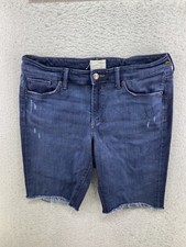 Universal Thread Womens Size 12/31 Medium Wash Mid Rise Cutoff Jean Shorts