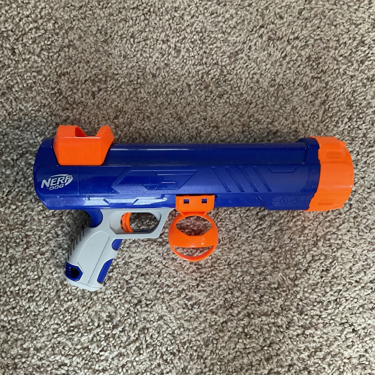 Nerf dog medium tennis ball sale blaster