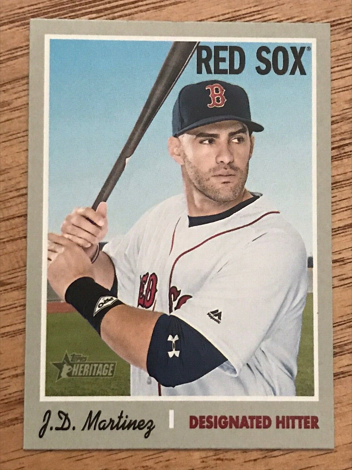 2019 Topps Heritage Short Print Action Variation 475 J D Martinez 2019-topps-heritage-short-print-action-variation-475-j-d-martinez