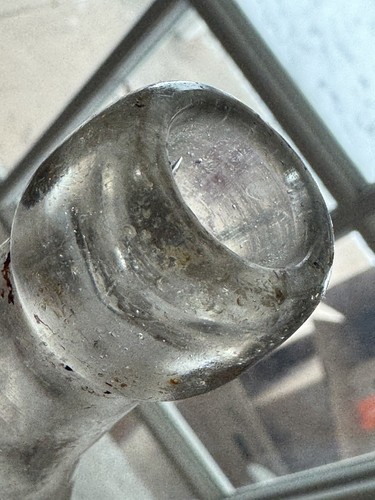 Vintage Blob Top geprägte Schnecke Plt Flasche Fred Krapp Ashland Pa Schylkill County, - Bild 8 von 16