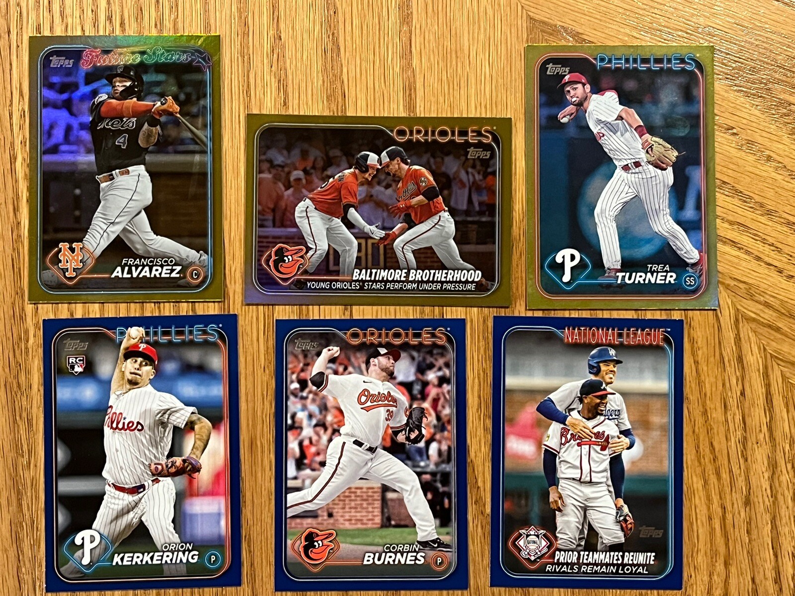 2024 Topps Series 2-GOLD FOIL & ROYAL BLUE PARALLEL: Complete Your Set-Pick Card